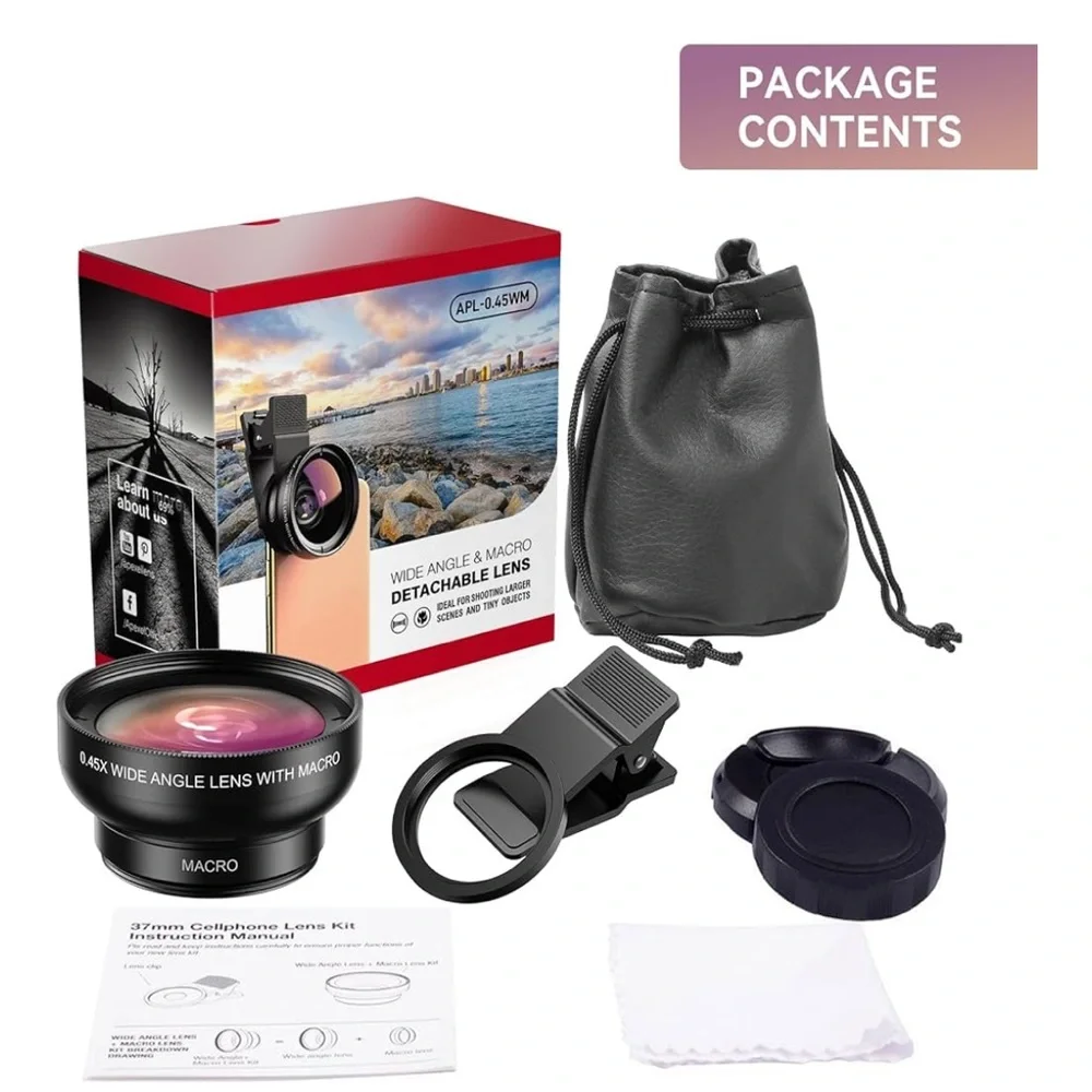 2 in 1 Camera Lens for IPhone or Android.
